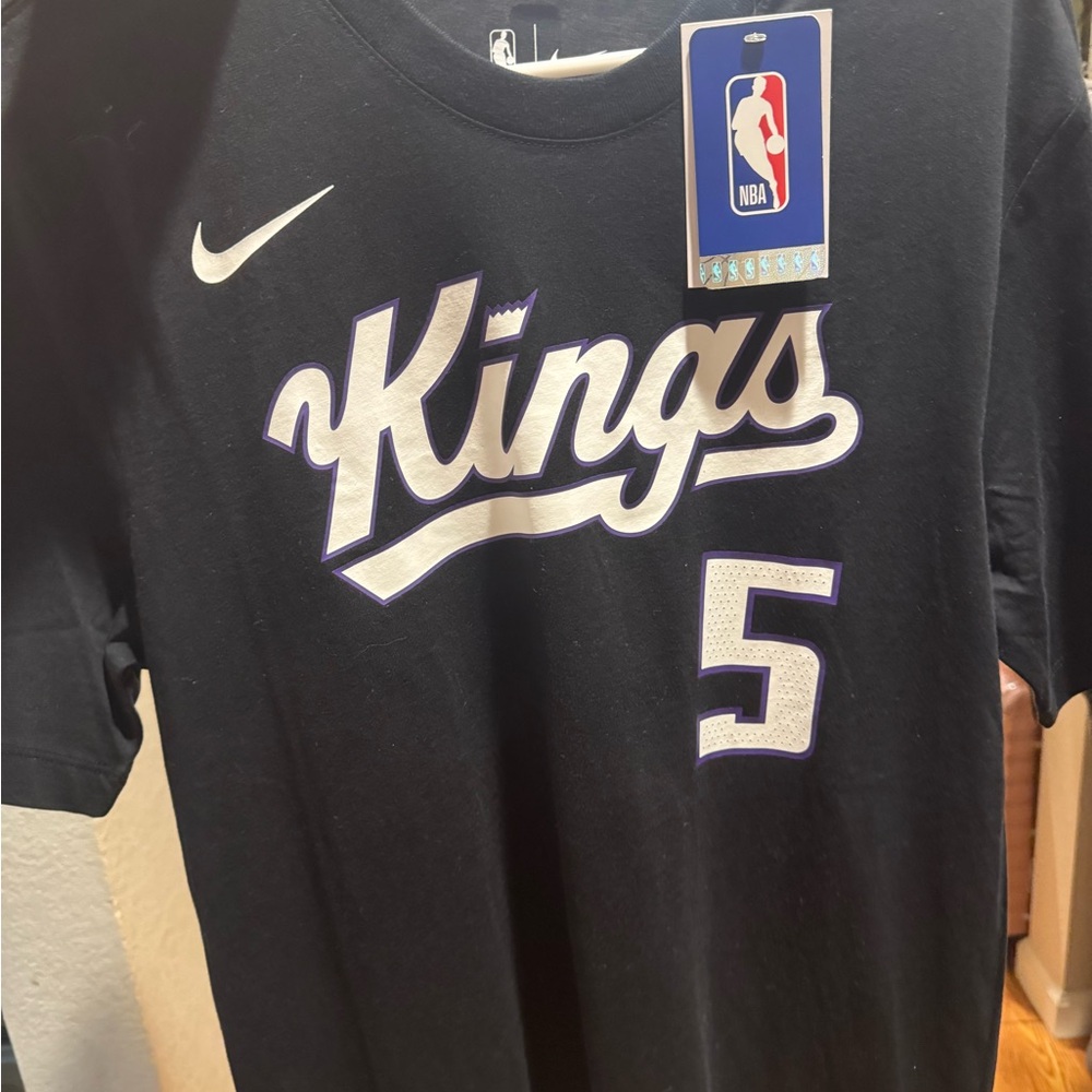 Nike Kings Black Tee with Purple Accents